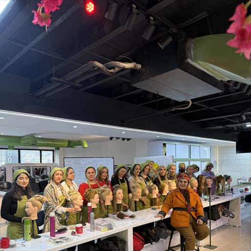 آموزش شینیون در کرج با مدرک فنی حرفه ای